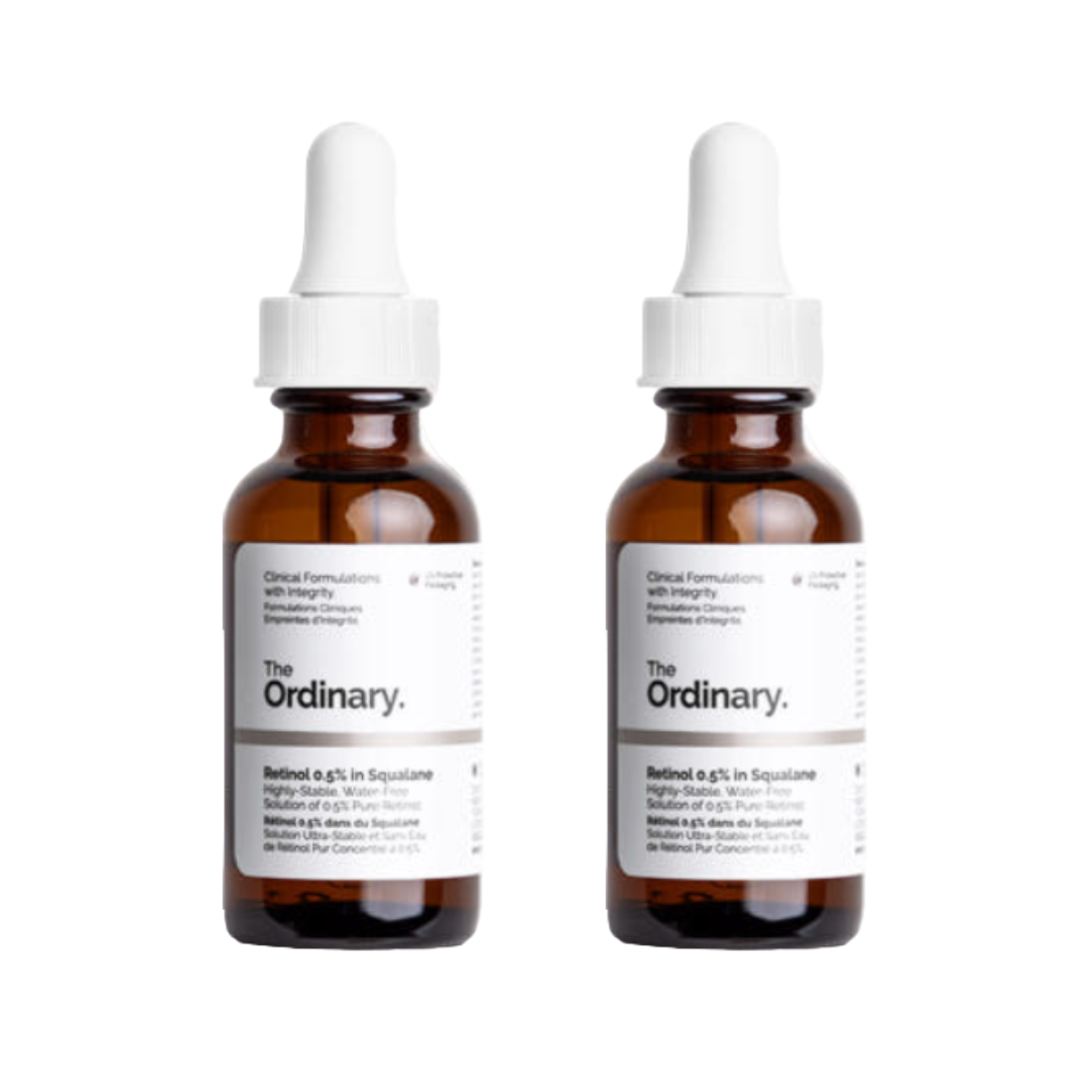 The Ordinary Retinol 0.2% in Squalane 30ml, Retinol 0.5% in Squalane 30ml, Retinol 1% in Squalane 30ml (10 Options)