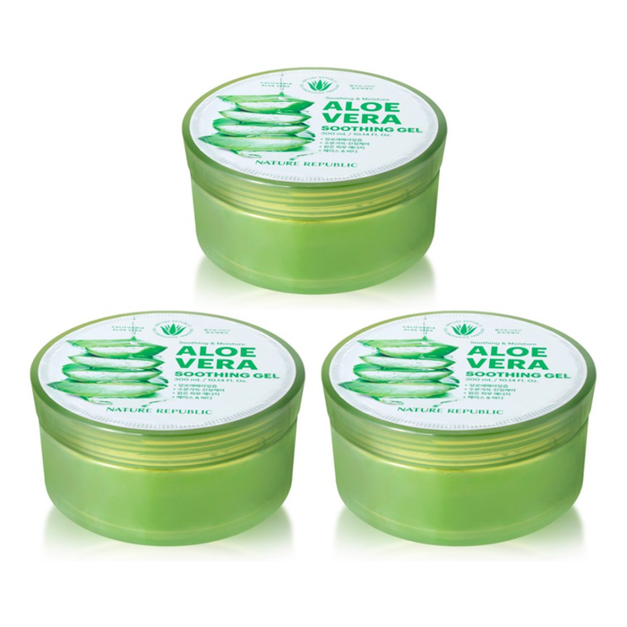 NATURE REPUBLIC Soothing & Moisture Aloe Vera Soothing Gel 300ml (3 Options)
