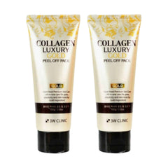 3W CLINIC Collagen Luxury Gold Peel Off Pack 100g (3 Options)