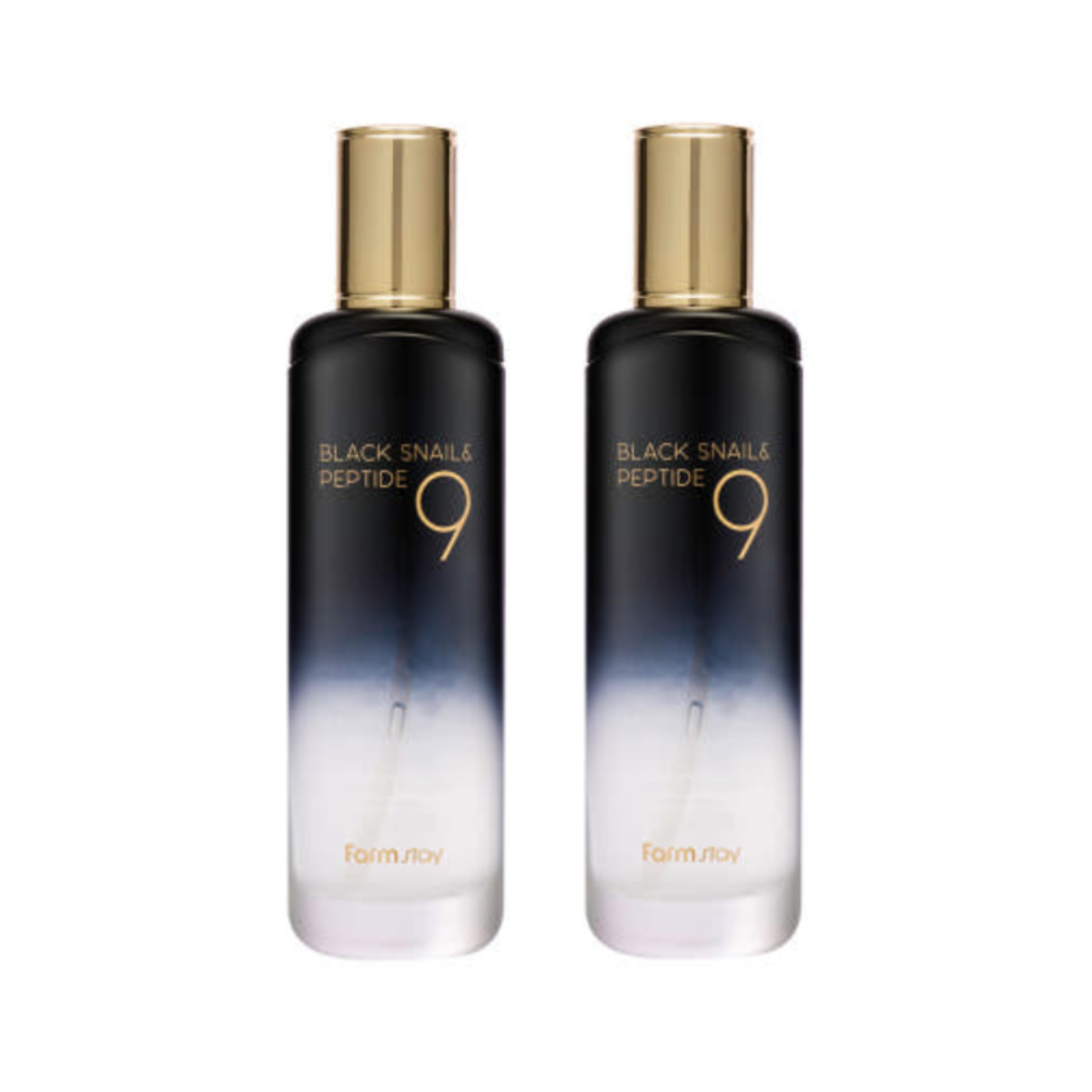 FARM STAY Black Snail & Peptide 9 Perfect Toner 120ml (3 Options)