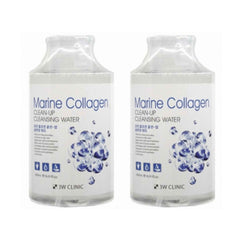 3W CLINIC Marine Collagen Clean Up Cleansing Water 500ml (3 Options)