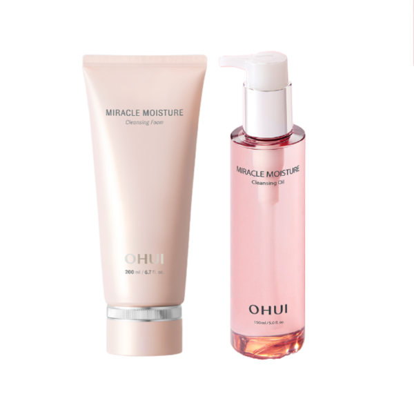 Ohui Miracle Moisture Cleansing Oil 150ml / Cleansing Foam 200ml / Cleansing Sheet 60ea (12 Options)