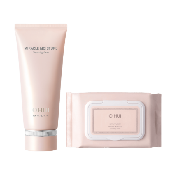 Ohui Miracle Moisture Cleansing Oil 150ml / Cleansing Foam 200ml / Cleansing Sheet 60ea (12 Options)
