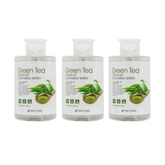 3W CLINIC Green Tea Clean Up Cleansing Water 500ml (3 Options)