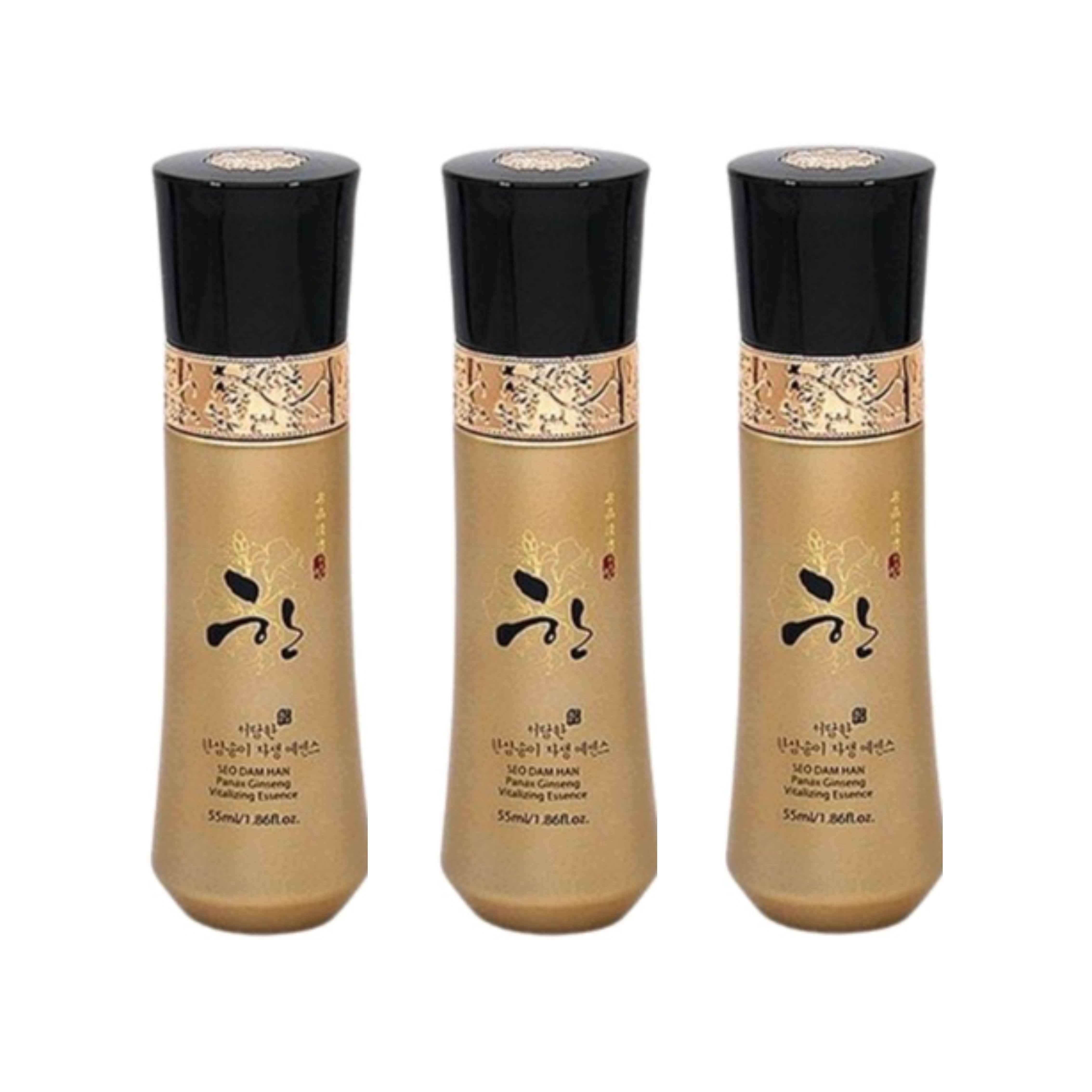 3W CLINIC Seo Dam Han Panax Ginseng Vitalizing Essence 55ml (3 Options)