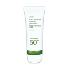ASPASIA Jeju Green Tea Tone-Up Sun Cream SPF50+ PA+++ 70ml (3 Options)