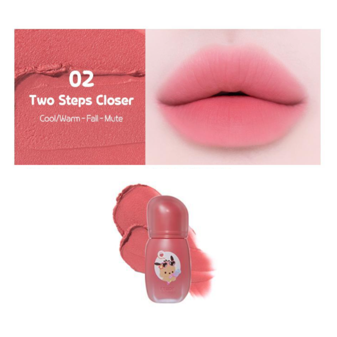 [Sanrio Pochacco Collab] Etude Soft Fixing Tint 4 g (12 Options)