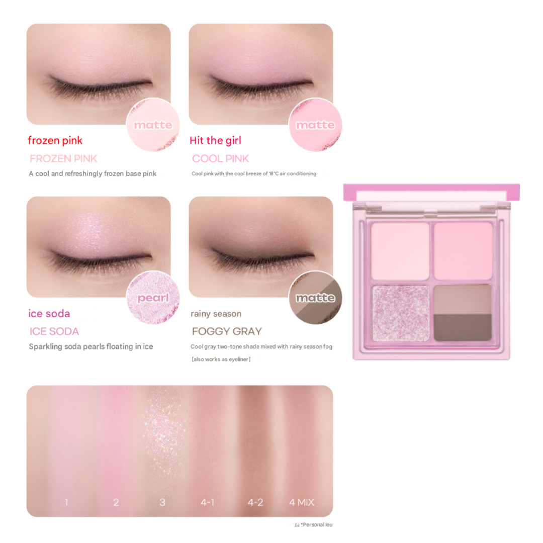 CLUB CLIO PERIPERA Ink Pocket Shadow Palette (7 Options)