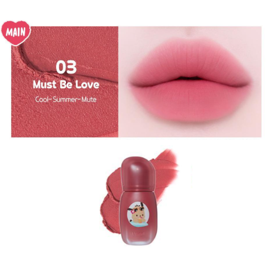[Sanrio Pochacco Collab] Etude Soft Fixing Tint 4 g (12 Options)