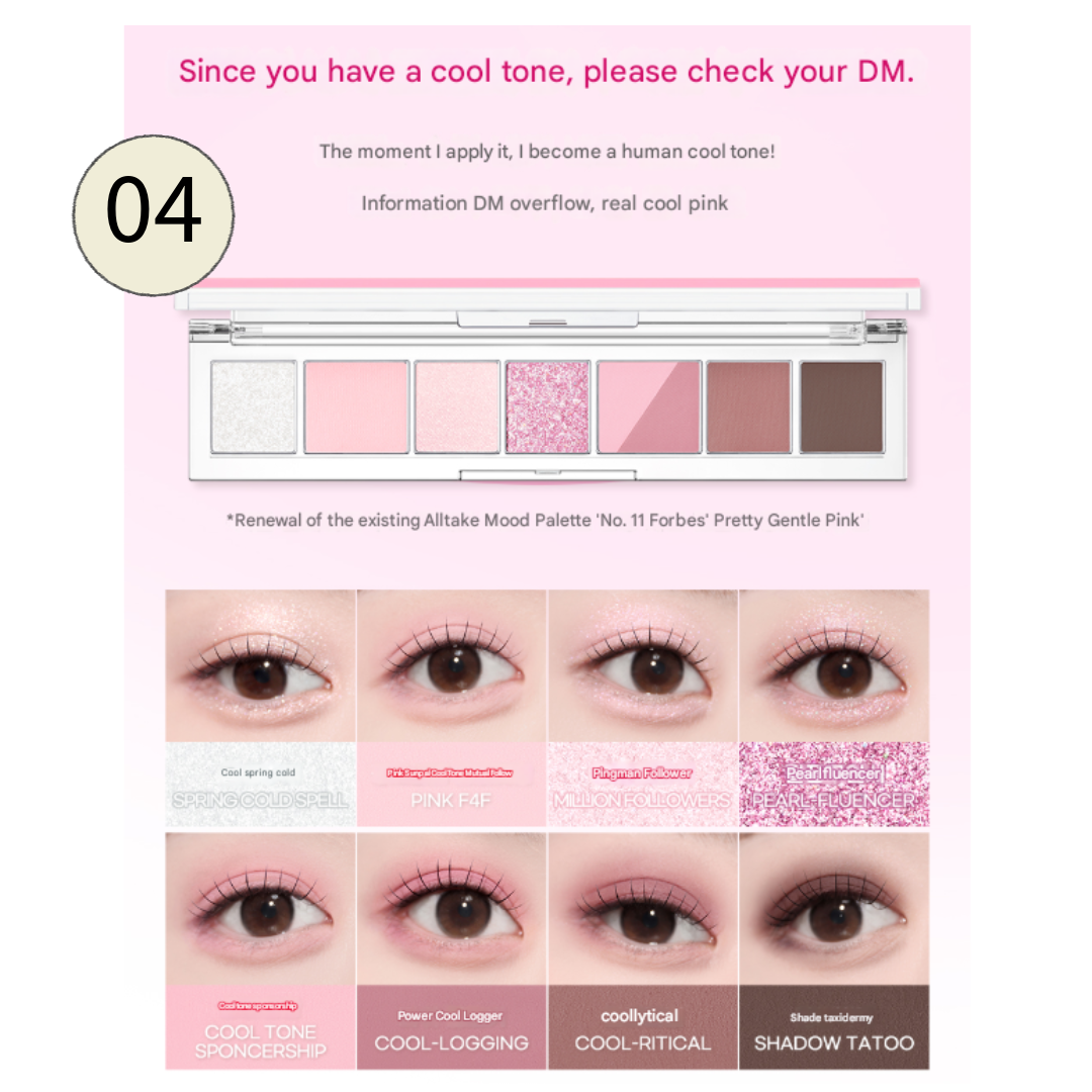 Peripera All Take Mood Palette 5.3 g (9 Colors)