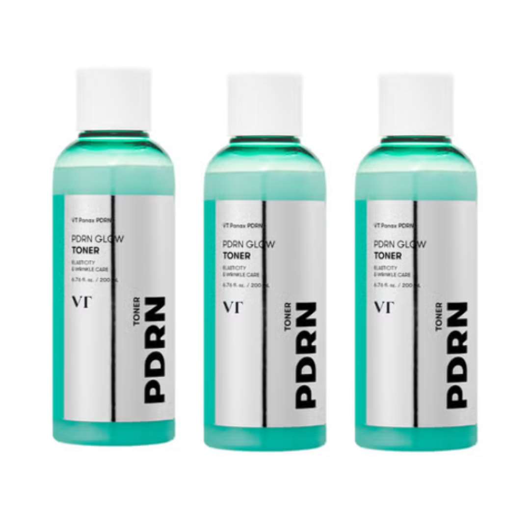VT PDRN Radiance Toner 200 ml, Essence 2 ml × 6pcs, Sun Essence 50 ml, Glow Cream 50 ml (13 Options)