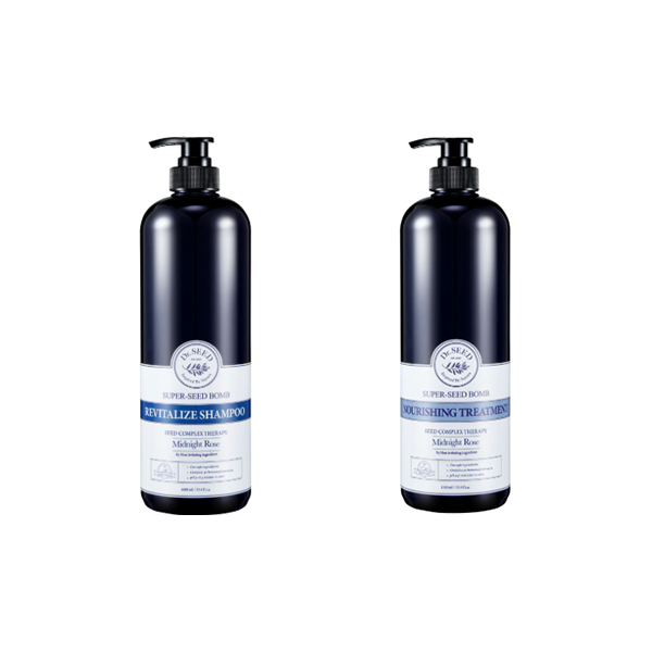 Dr.SEED Super Seed Bomb Shampoo, Treatment, Body Wash 500ml, 1000ml (Bebe Musk, Midnight Rose) (30 Options)