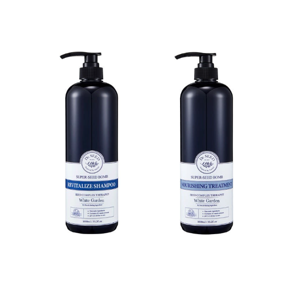 Dr.SEED Super Seed Bomb Shampoo, Treatment, Body Wash 500ml, 1000ml (Bebe Musk, Midnight Rose) (30 Options)