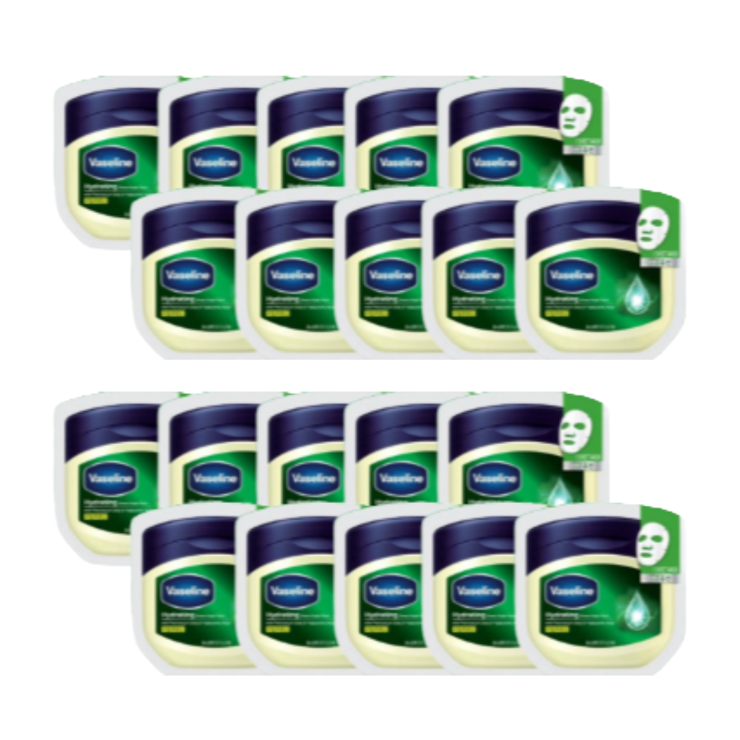 Vaseline Intensive Moisture Sheet Mask Pack 23 ml (Hydrating · Moisturizing · Nourishing) (15 Options)
