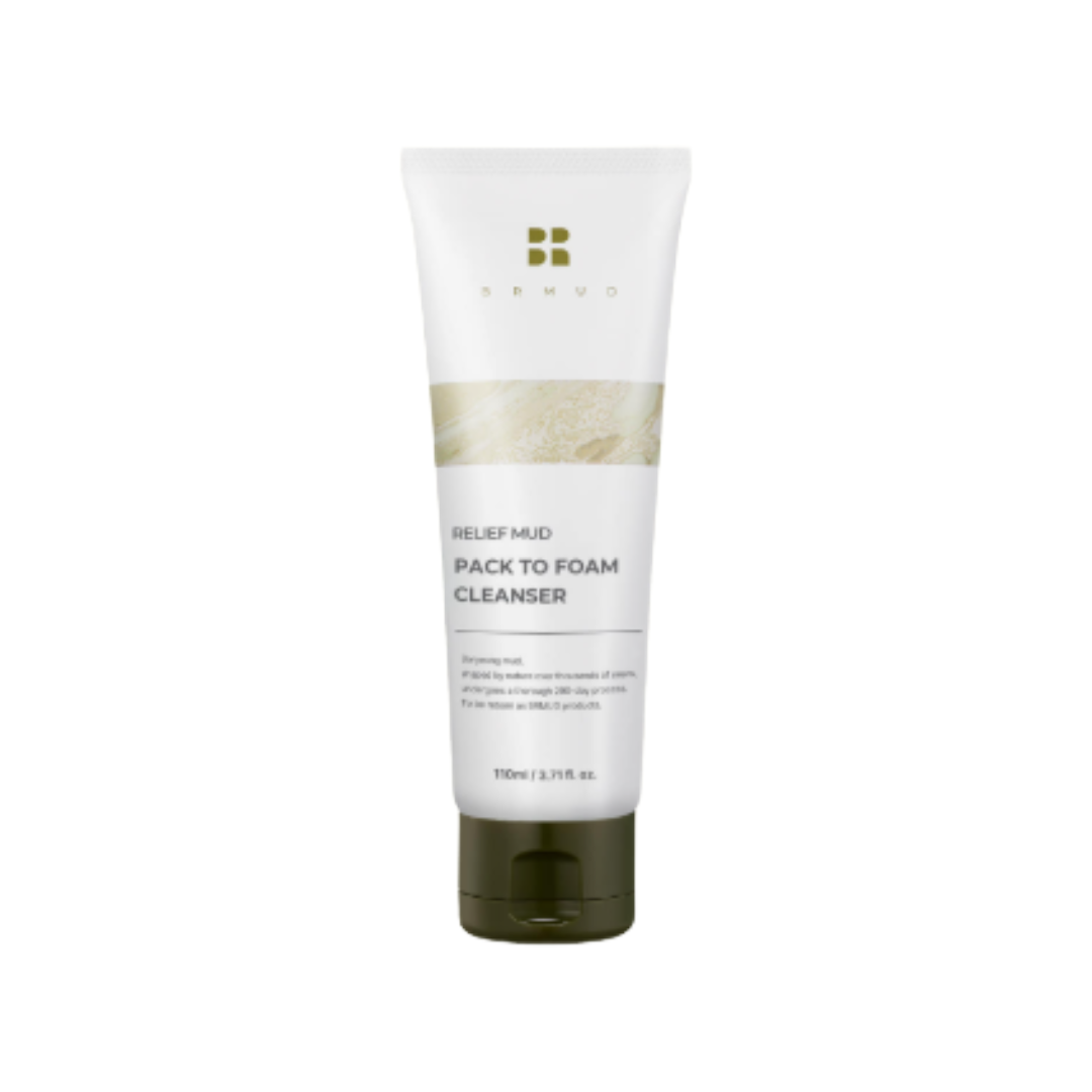 [Cardi B’s Pick] BRMUD Relief Mud Mask (30ml, 110ml, 200ml) / Relief Mud Pack-to-Foam Cleanser (30ml, 110ml, 310ml) (9 Options)