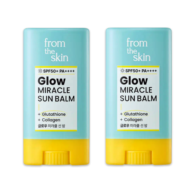 FROM THE SKIN Glow Miracle Sun Balm 10g (3 Options) - DAISO