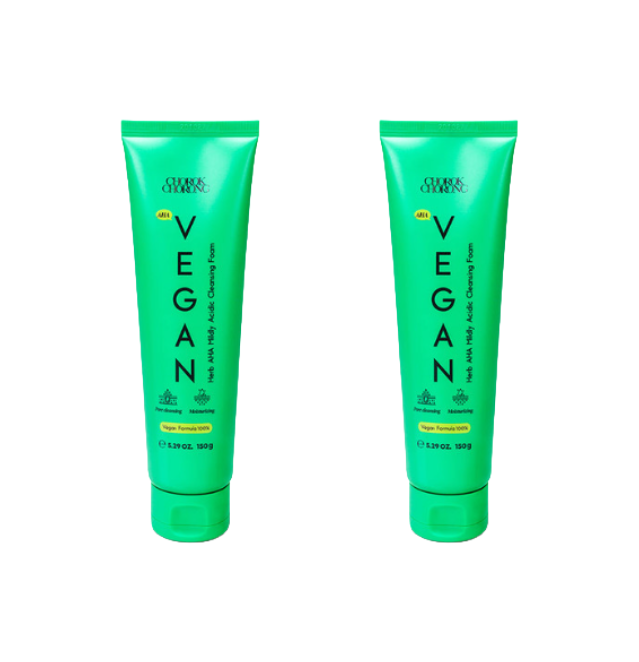 Chorok Chorong Vegan Herb AHA Mildly Acidic Cleansing Foam 150g (3 Options)