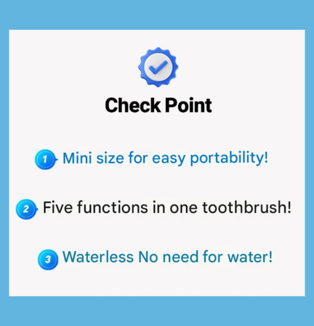 HR Medical Quick Clean Mint 5-in-1 Disposable Toothbrush 10pcs (3 Options)