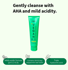 Chorok Chorong Vegan Herb AHA Mildly Acidic Cleansing Foam 150g (3 Options)