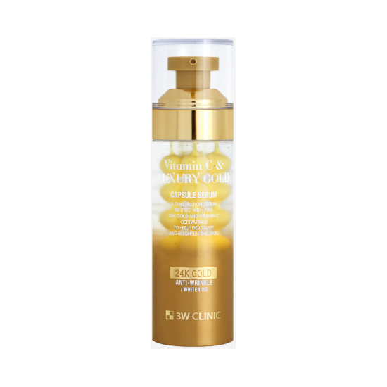 3W CLINIC Vitamin C & Luxury Gold Capsule Serum 55g , Capsule Cream 55g (7 Options)