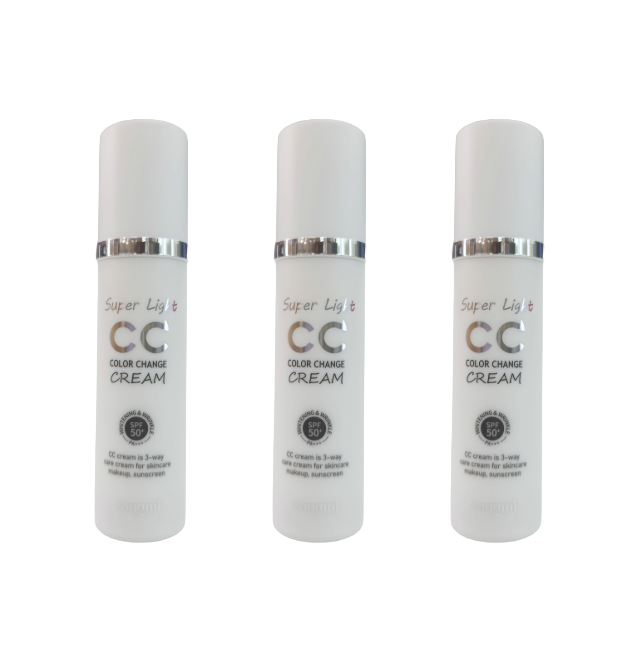Zangmi CC Cream 50g SPF50+, PA+++ (Superlight · Ultra Plus · Original) (10 Options)