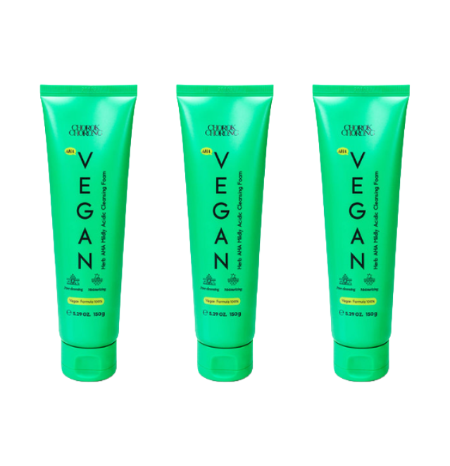 Chorok Chorong Vegan Herb AHA Mildly Acidic Cleansing Foam 150g (3 Options)