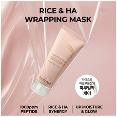 Farm stay Rice & Hyaluronic Acid Wrapping Mask 150ml  (3 Options)