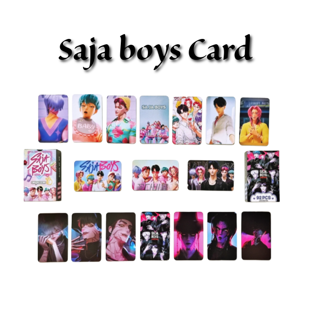 KPOP DEMON HUNTERS CARD SET (KPDH, SAJA BOYS, HUNTRIX) (5 Options)