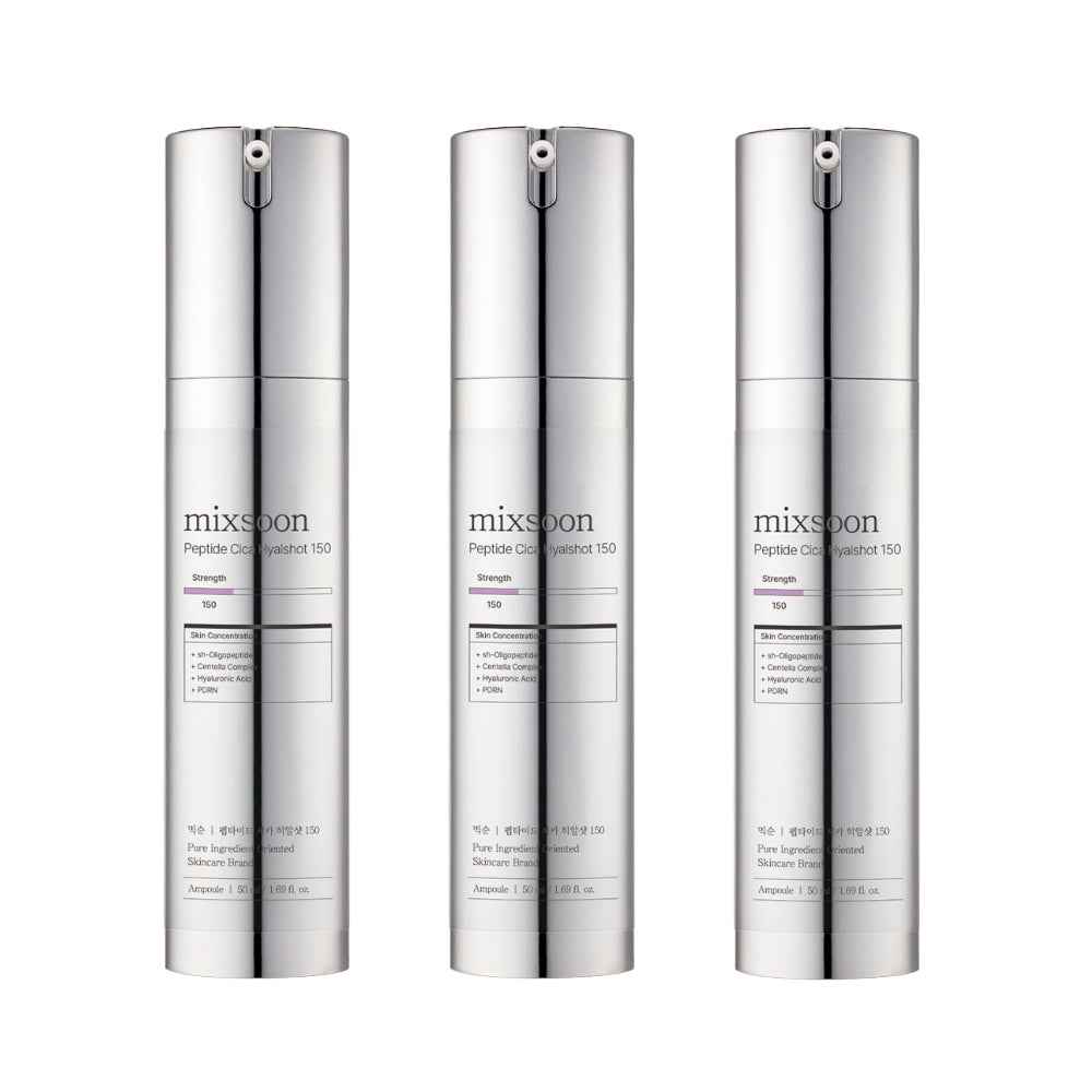 Mixsoon Peptide Cica Hyalshot 150 (50ml) / 350 (30ml) (7 Options)