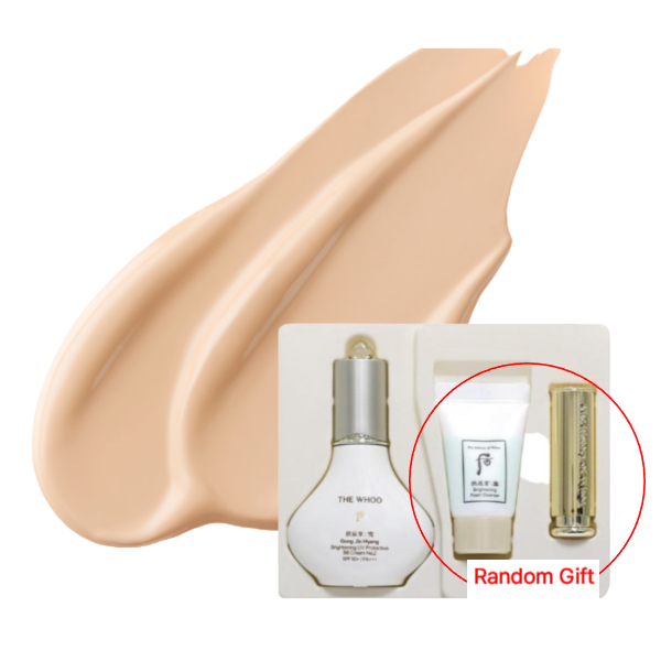 The History of Whoo Gongjinhyang :Seol Brightening UV Protective BB Cream 40 mL / Single & Special Set (4 Options)