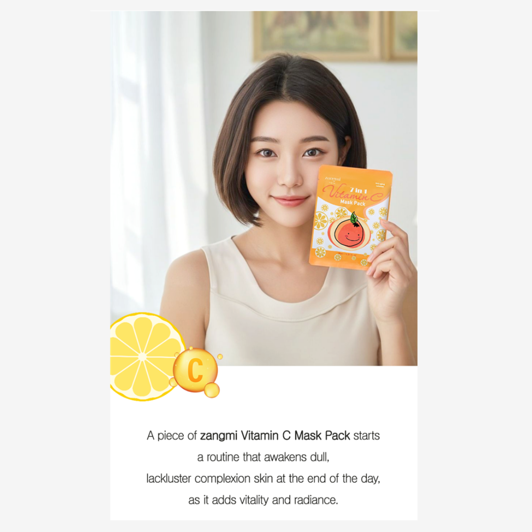 zangmi 7 in 1 Mask Pack Collagen Mask Pack (25mL x 10ea) , Vitamin C Mask Pack (25mL x 10ea) (8 Options)