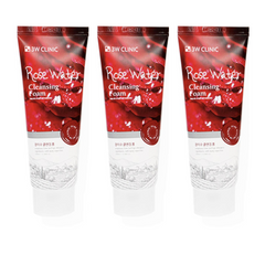 3W CLINIC Rose Water Cleansing Foam 100ml (3 Options)