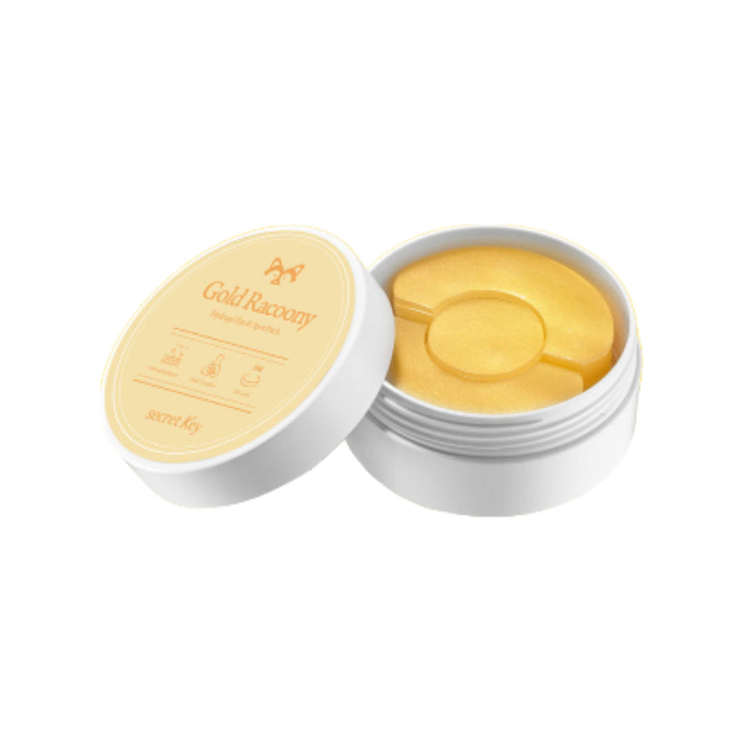 SECRET KEY High-Concentration Essence Hydrogel Racoony Eye Patch (Marine 60 patches ,Gold 90 patches) (6 Options)