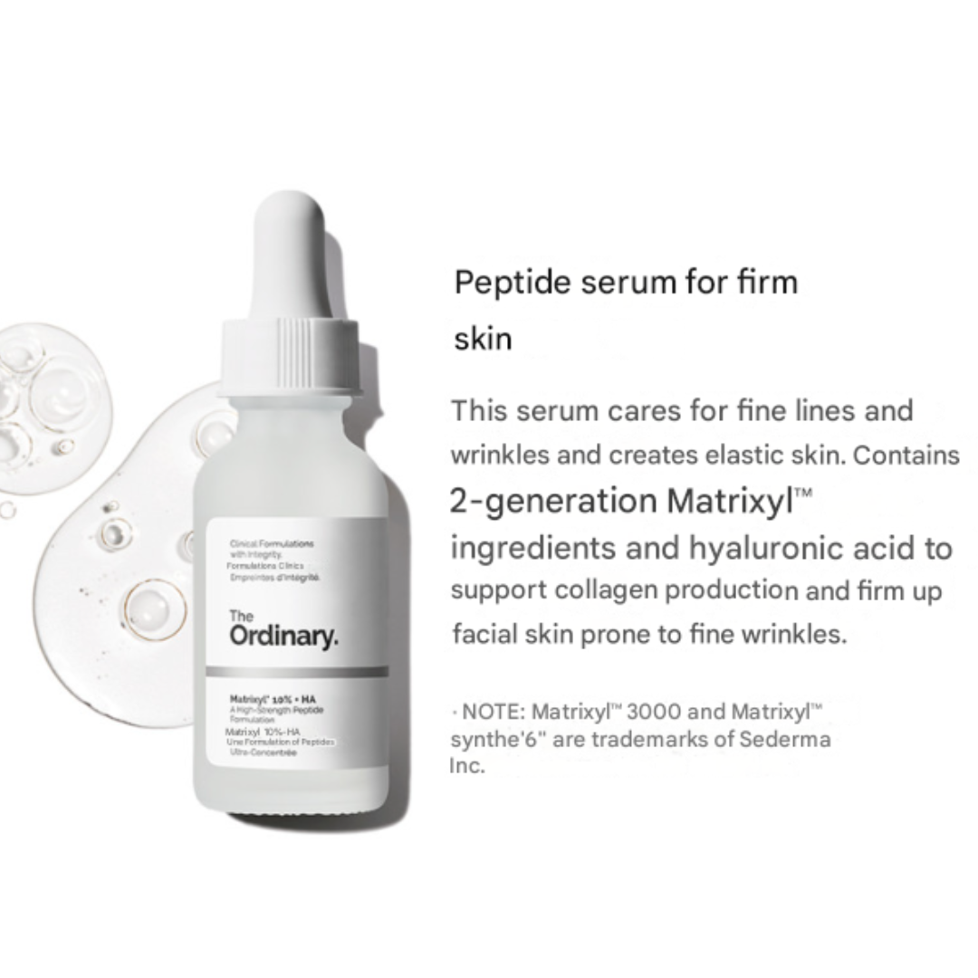 The Ordinary Firming Lifting Duo Set (GF 15% Solution 30ml + Matrixyl 10% + HA 30ml) (3 Options)