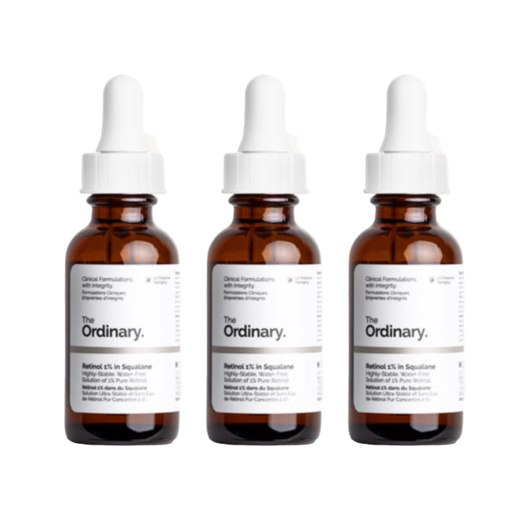 The Ordinary Retinol 0.2% in Squalane 30ml, Retinol 0.5% in Squalane 30ml, Retinol 1% in Squalane 30ml (10 Options)