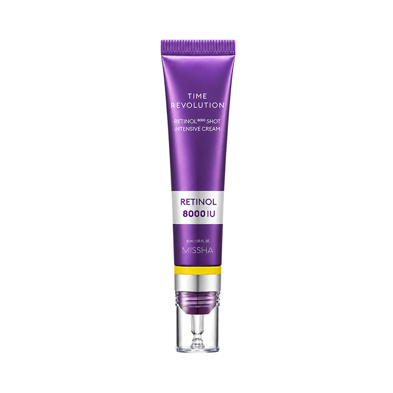 MISSHA Time Revolution Retinol 8000 Shot Intensive Cream 25ml (3 Options)