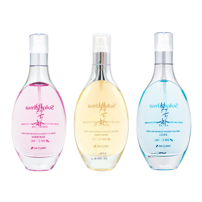 3W Sul Gukhwa Perfume Refresh Shower Cologne 150ml (Shine Rose / 2 Love / Inno Fairy) (10 Options)