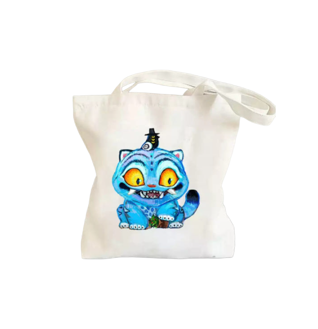 K-POP DEMON HUNTERS Eco Bag Derpy (Korean Blue Tiger) (5 Options)