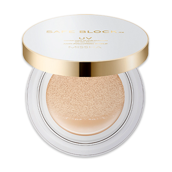 MISSHA Safe Block RX Tone Up Sun Cushion / Rosy Tone-Up Sun Cushion SPF50+ PA++++ 12g (6 Options)