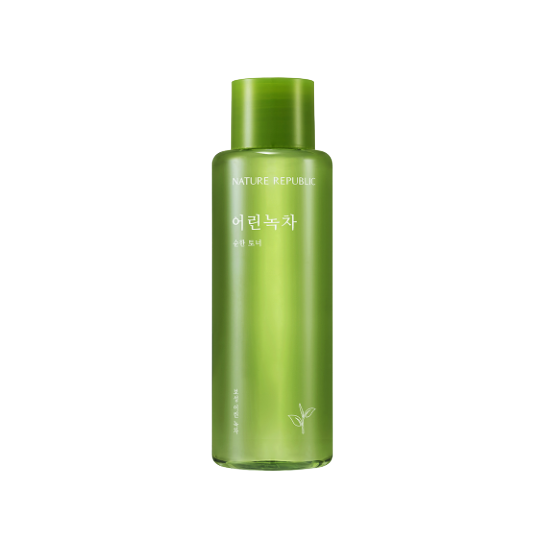 Nature Republic Young Green Tea Mild Toner, Emulsion 155ml "NEW (7 Options)