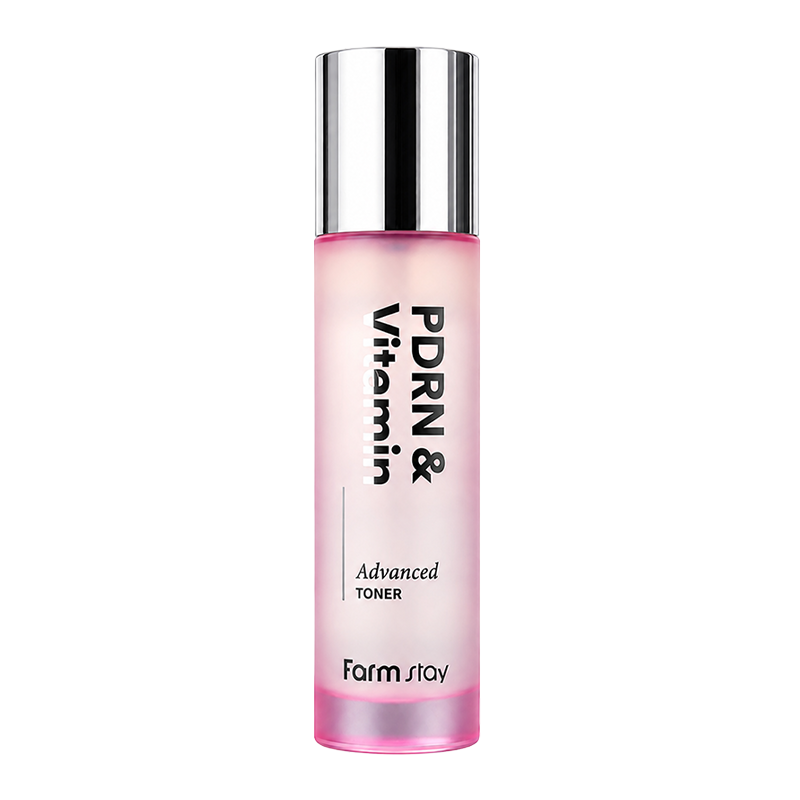 farm stay PDRN & Vitamin Advanced Toner 120ml + Emulsion 100ml (7 options)