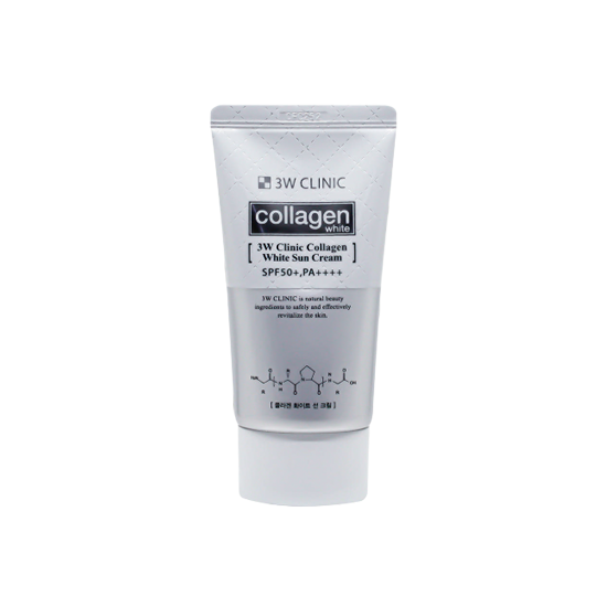 🎨 3W CLINIC Collagen White Sun Cream SPF50+ PA++++ 60g (3 Options)