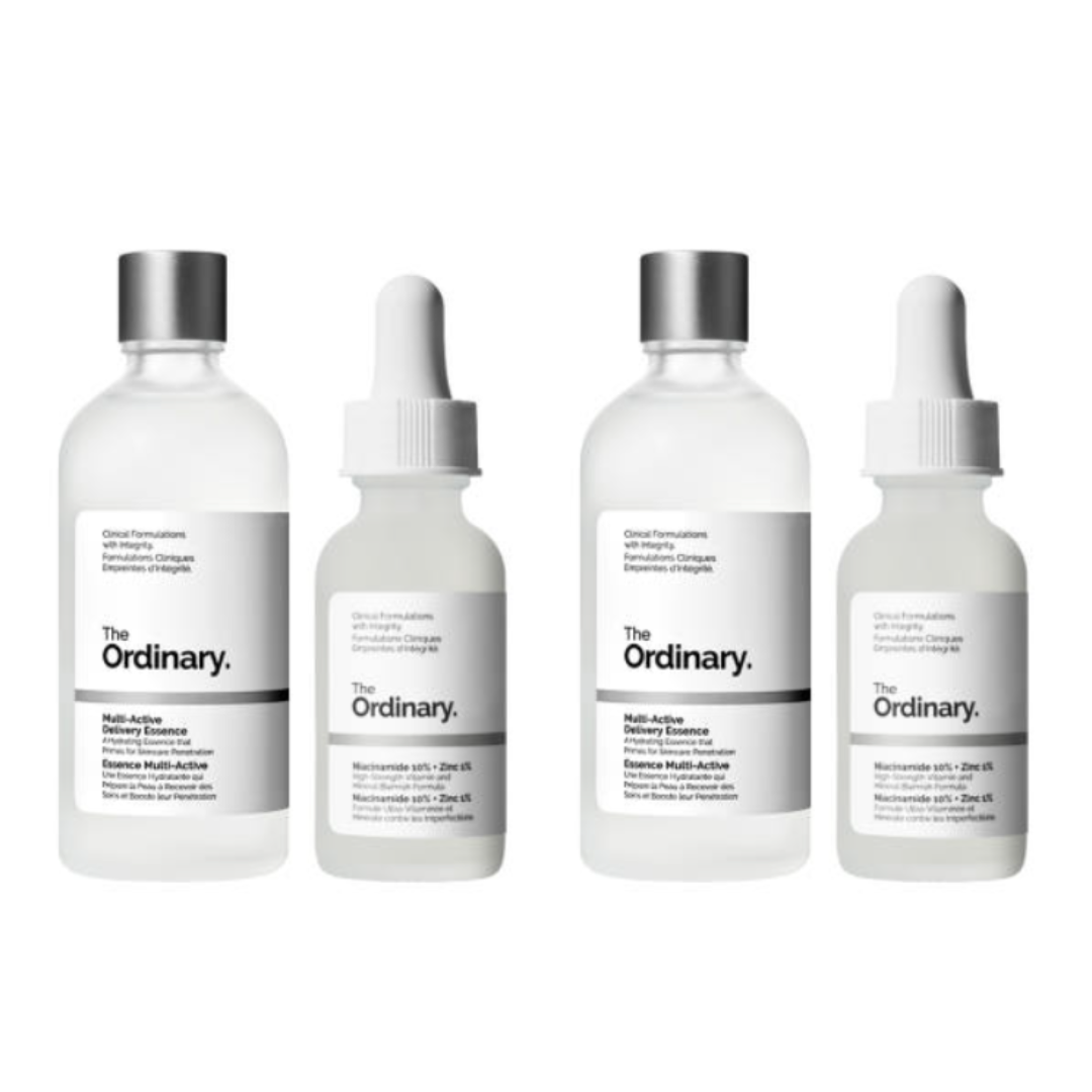 The Ordinary Skin Booster Duo (Multi-Active Delivery Essence 100ml + Niacinamide 10% + Zinc 1% 30ml) (3 Options)