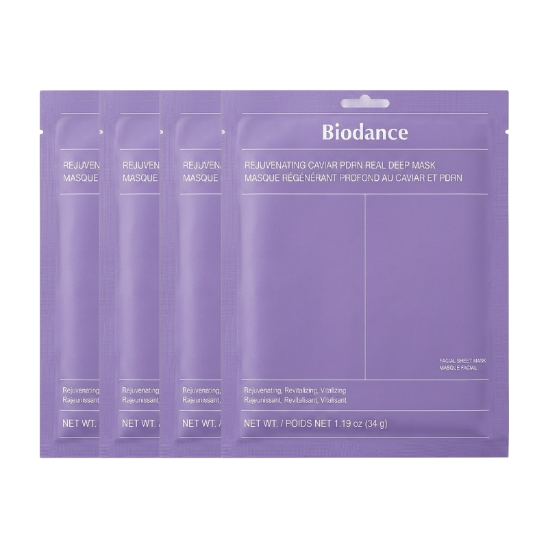 Biodance Rejuvenating Caviar PDRN Real Deep Mask 34g (4 Sheet) (3 Options)