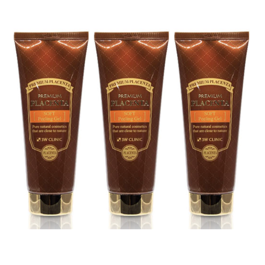 3W CLINIC Premium Placenta Soft Peeling Gel 180ml (3 Options)