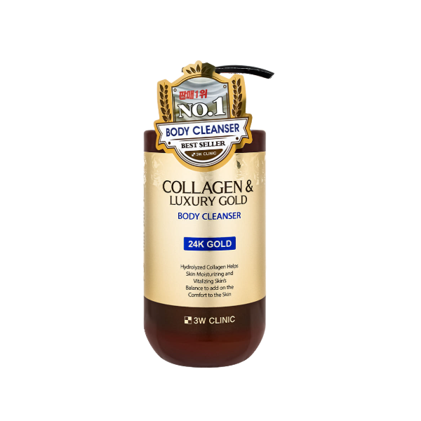 3W CLINIC Collagen & Luxury Gold Total Care (Body Cleanser, Body Lotion, Hair Essence, Hair Mist, Hair Ampoule) (2 Options)