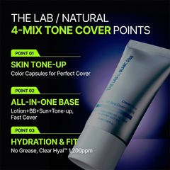 THE LAB by BLANC DOUX Clear Hyal Homme Tone Cover Cream 30ml (3 Options)
