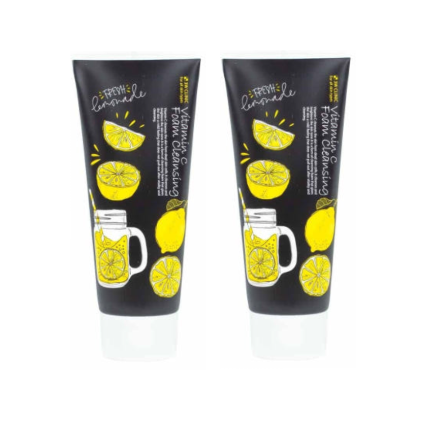 3W CLINIC Vitamin C Foam Cleansing 100ml (3 Options)