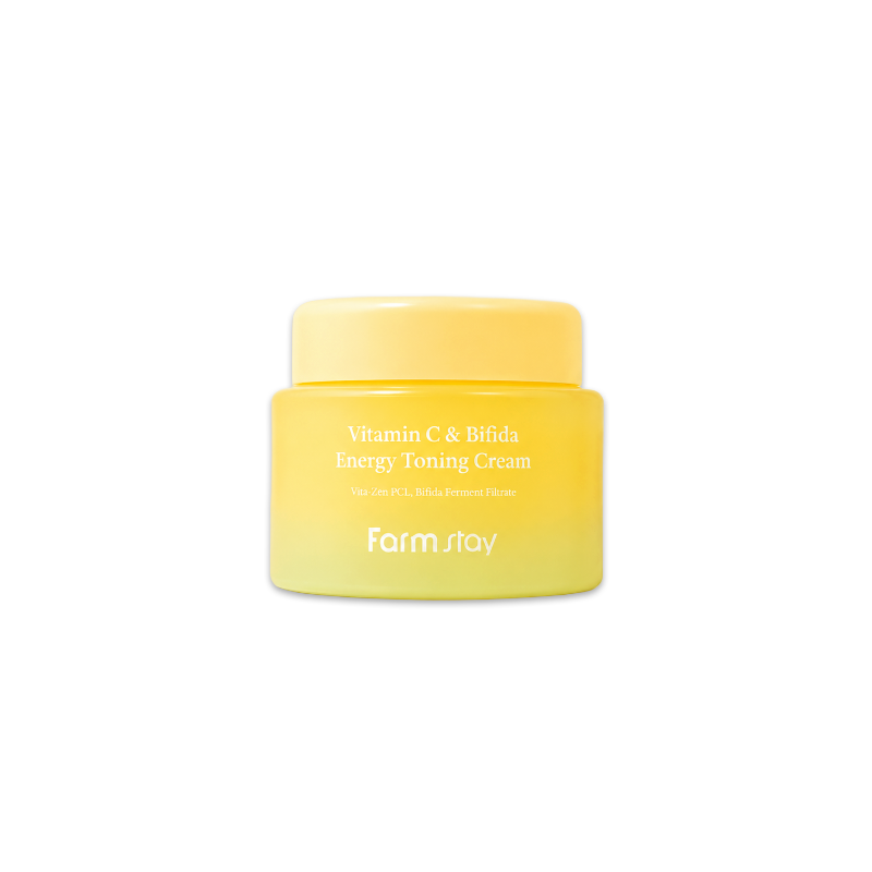 FARMSTAY Vitamin C & Bifida Energy Toning Cream 100ml (3 Options)