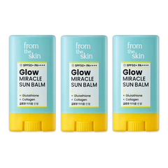 FROM THE SKIN Glow Miracle Sun Balm 10g (3 Options) - DAISO
